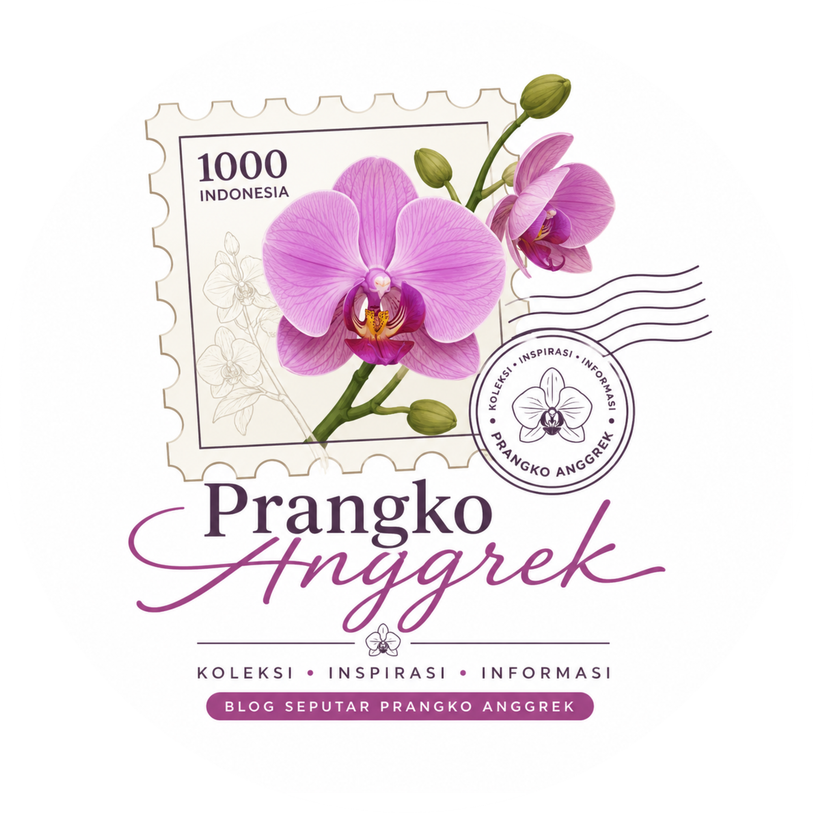 Orchid Stamps Collection